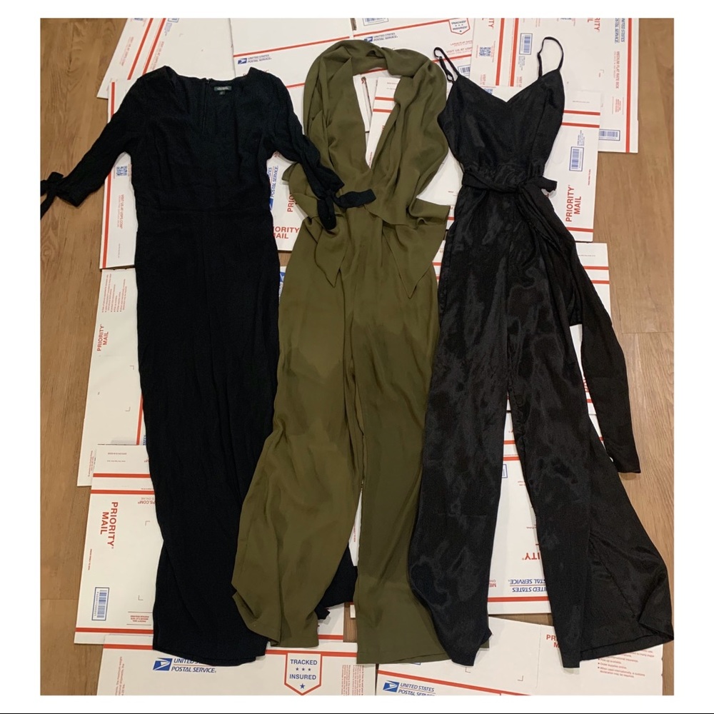(3 ITEMS) Women’s Jumpsuit Lot Mixed Brands